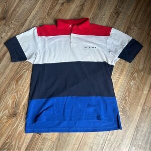 Tommy Hilfiger Rugby Color block Polo Men’s L